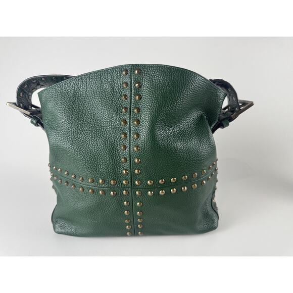 BCBGMaxAzria Green Studded Shoulder Bag - Picture 5 of 13